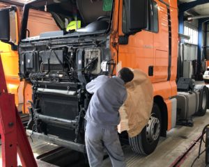 Repair of trucks